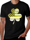 Shamrock American Flag T-Shirt - Irish Pride