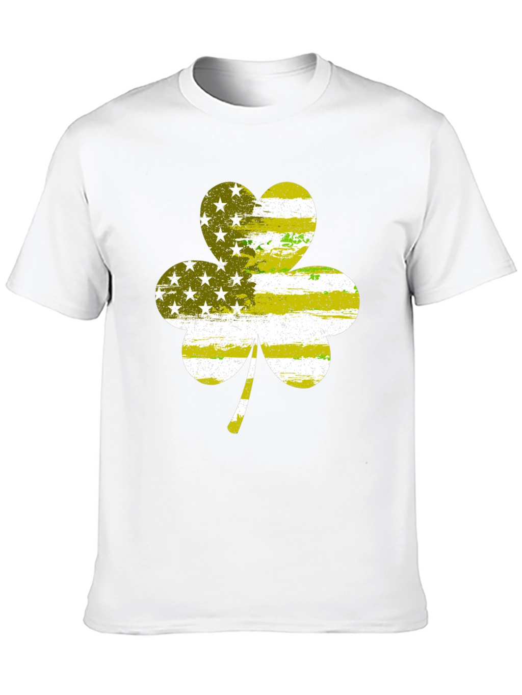 Shamrock American Flag T-Shirt - Irish Pride