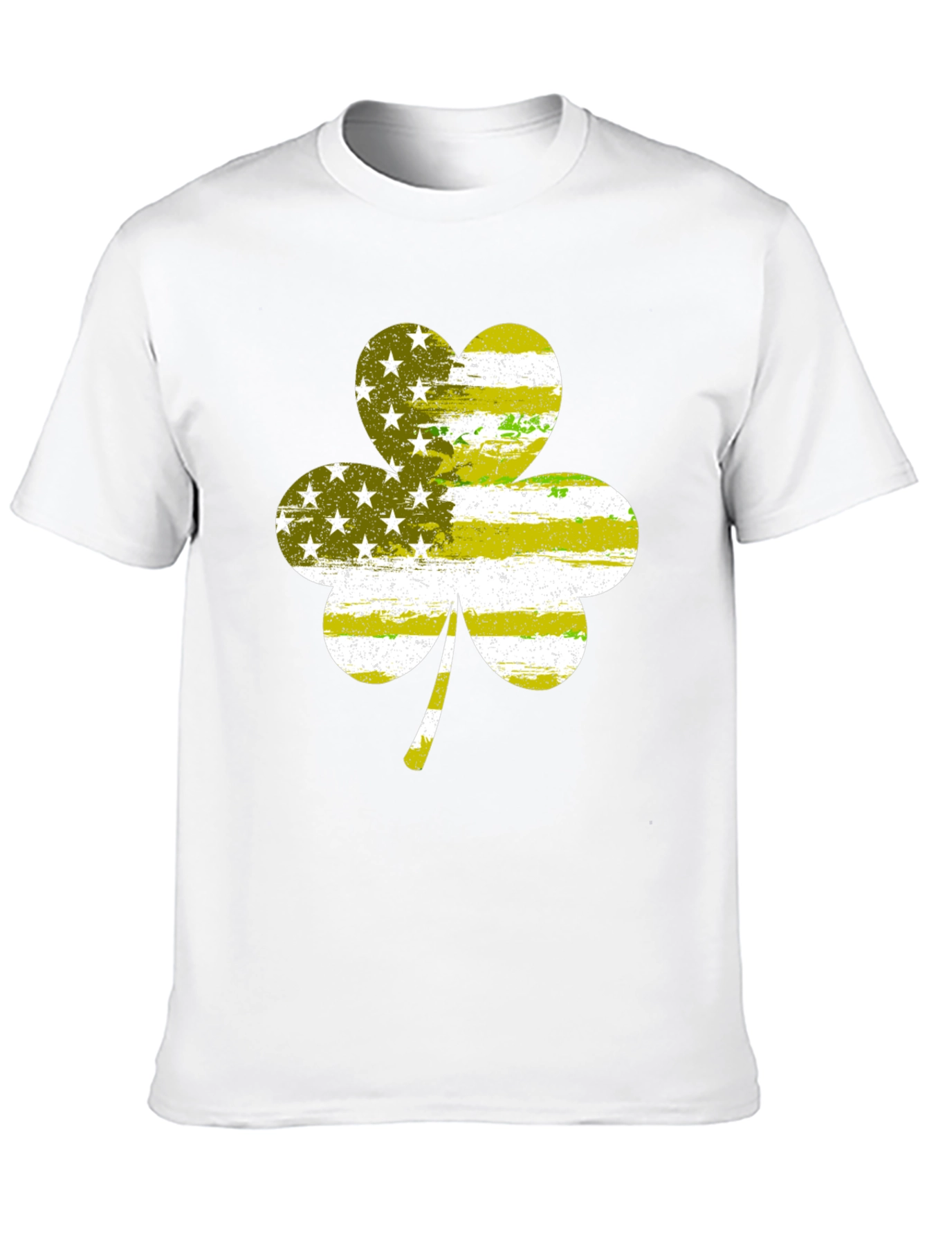 Shamrock American Flag T-Shirt - Irish Pride