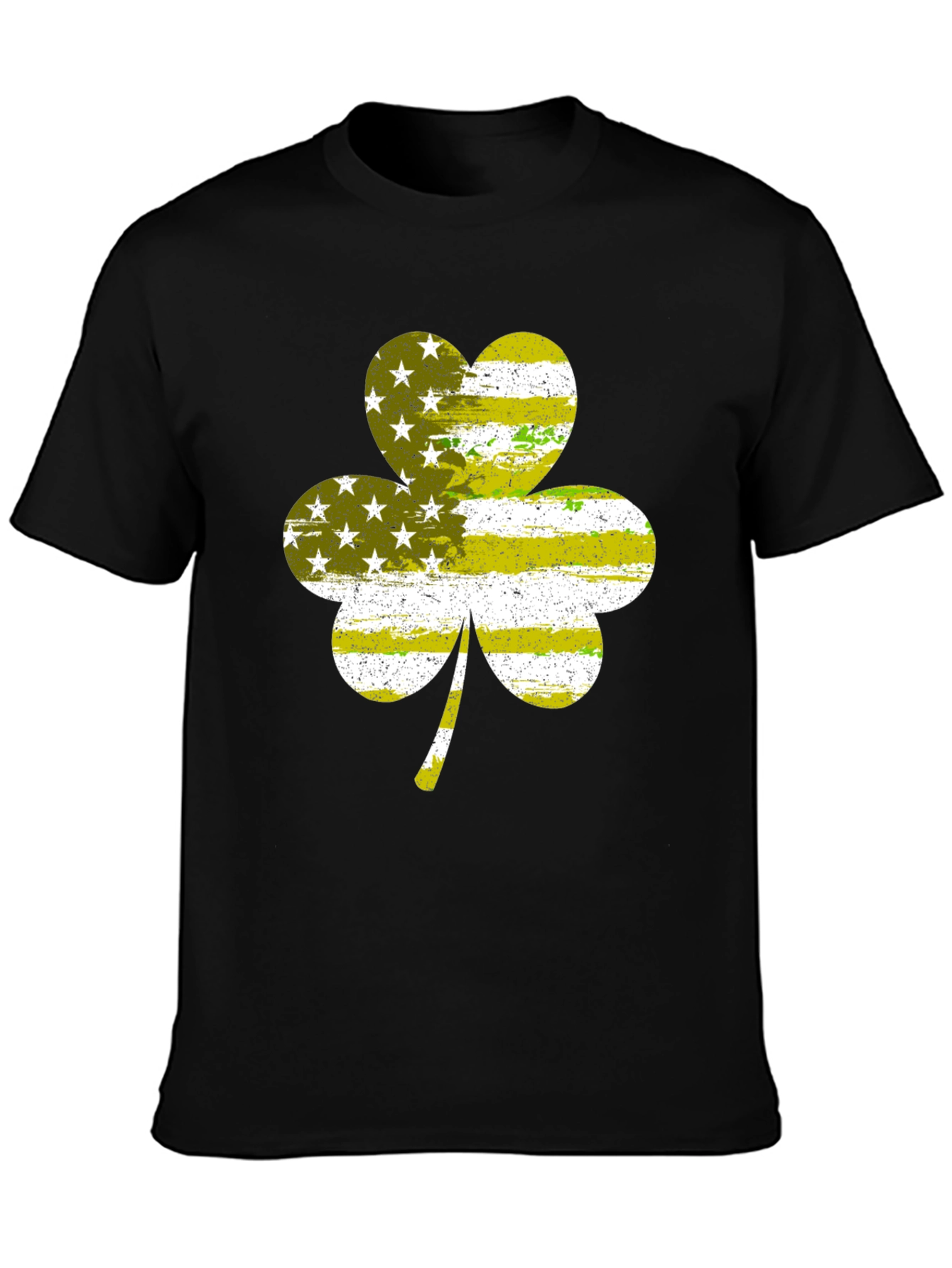 Shamrock American Flag T-Shirt - Irish Pride