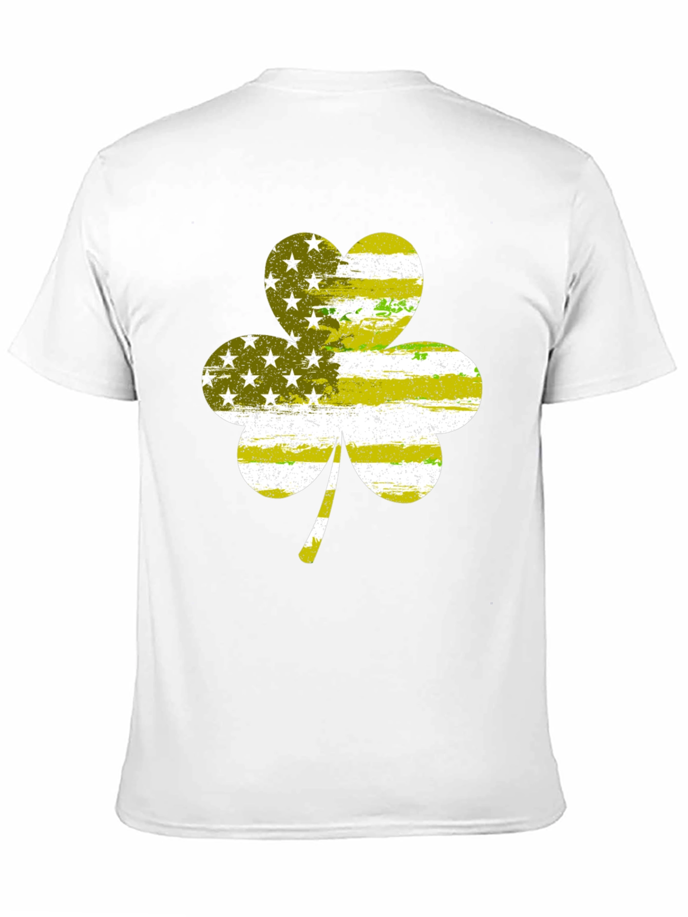 Shamrock American Flag T-Shirt - Irish Pride