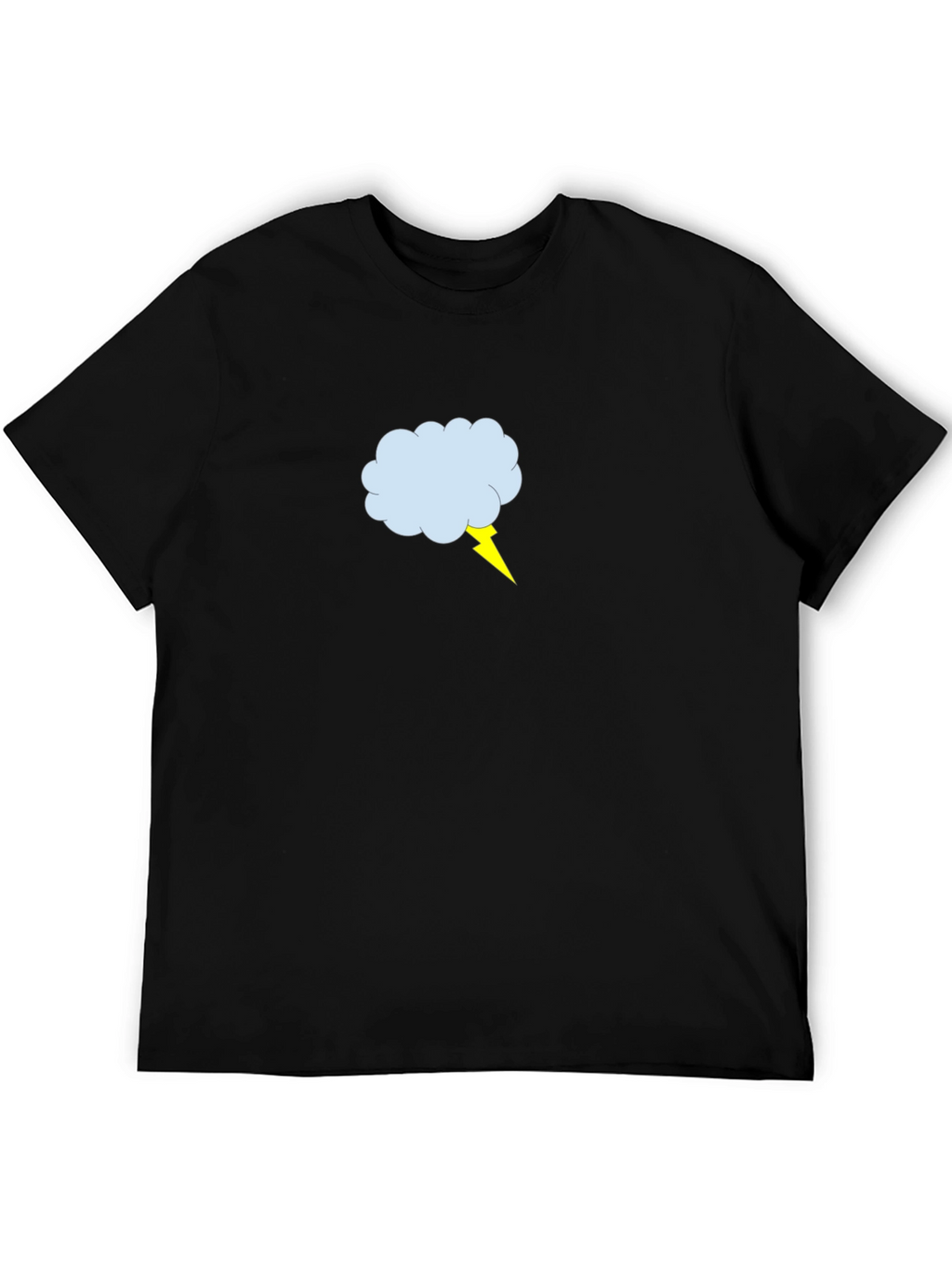Cloud & Lightning Graphic Tee - Stylish Comfort