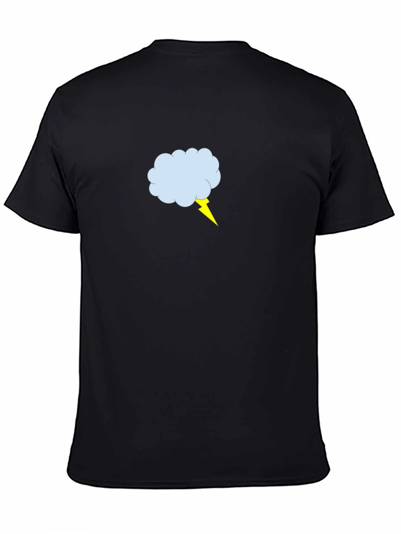Cloud & Lightning Graphic Tee - Stylish Comfort