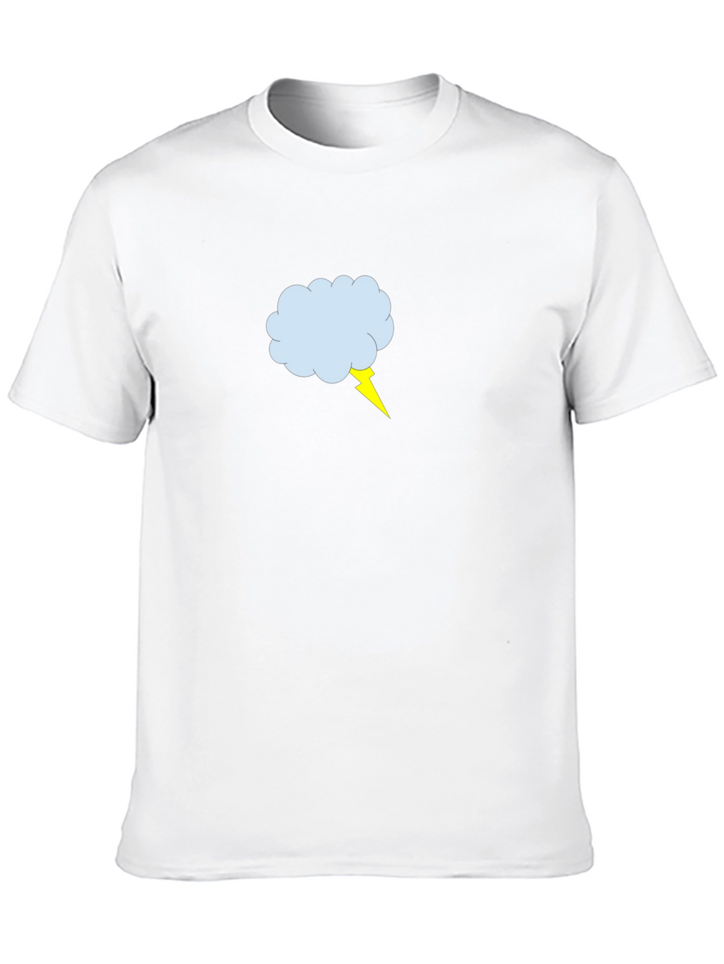 Cloud & Lightning Graphic Tee - Stylish Comfort