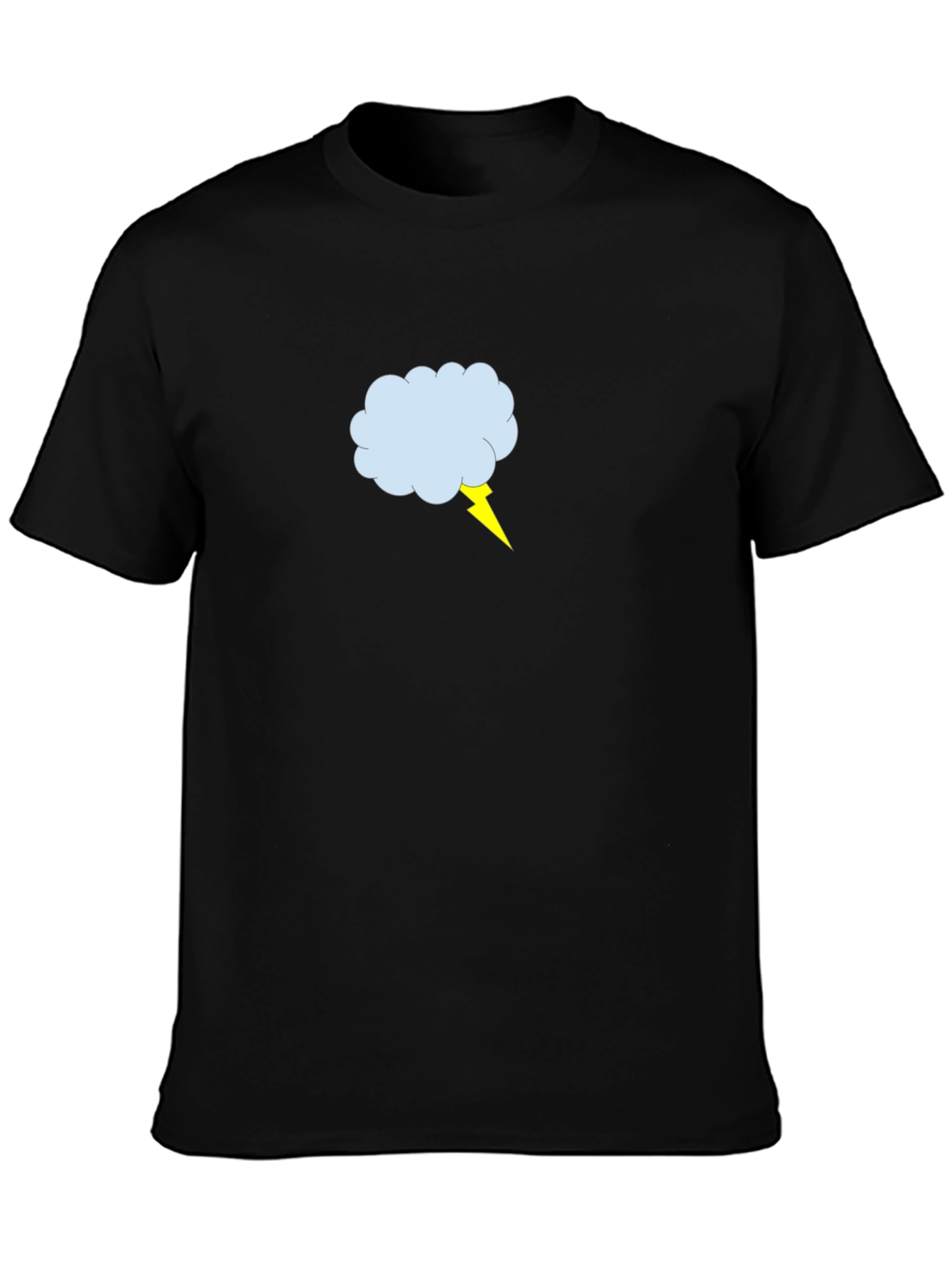 Cloud & Lightning Graphic Tee - Stylish Comfort