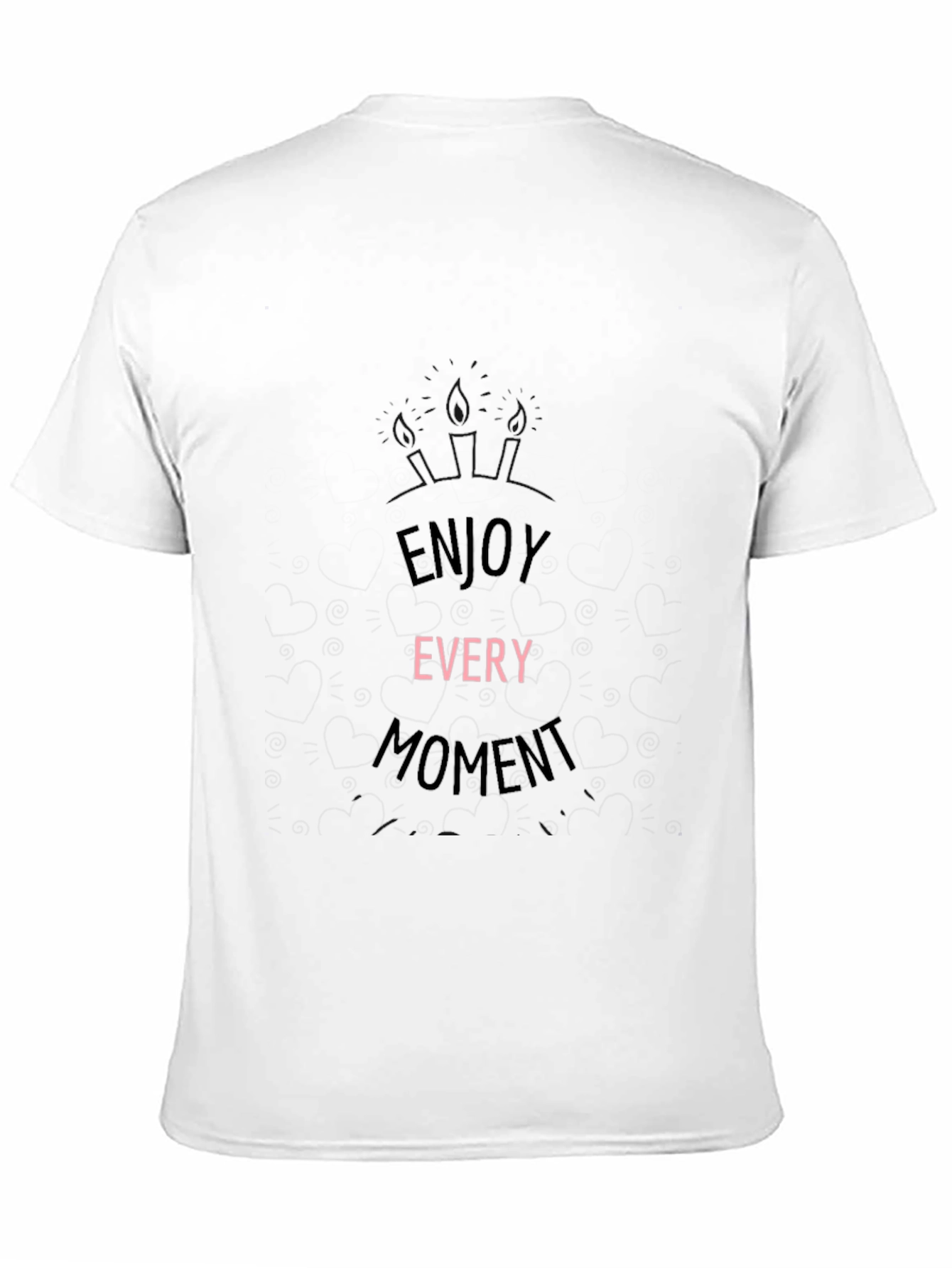 Enjoy Every Moment Black Graphic Tee
