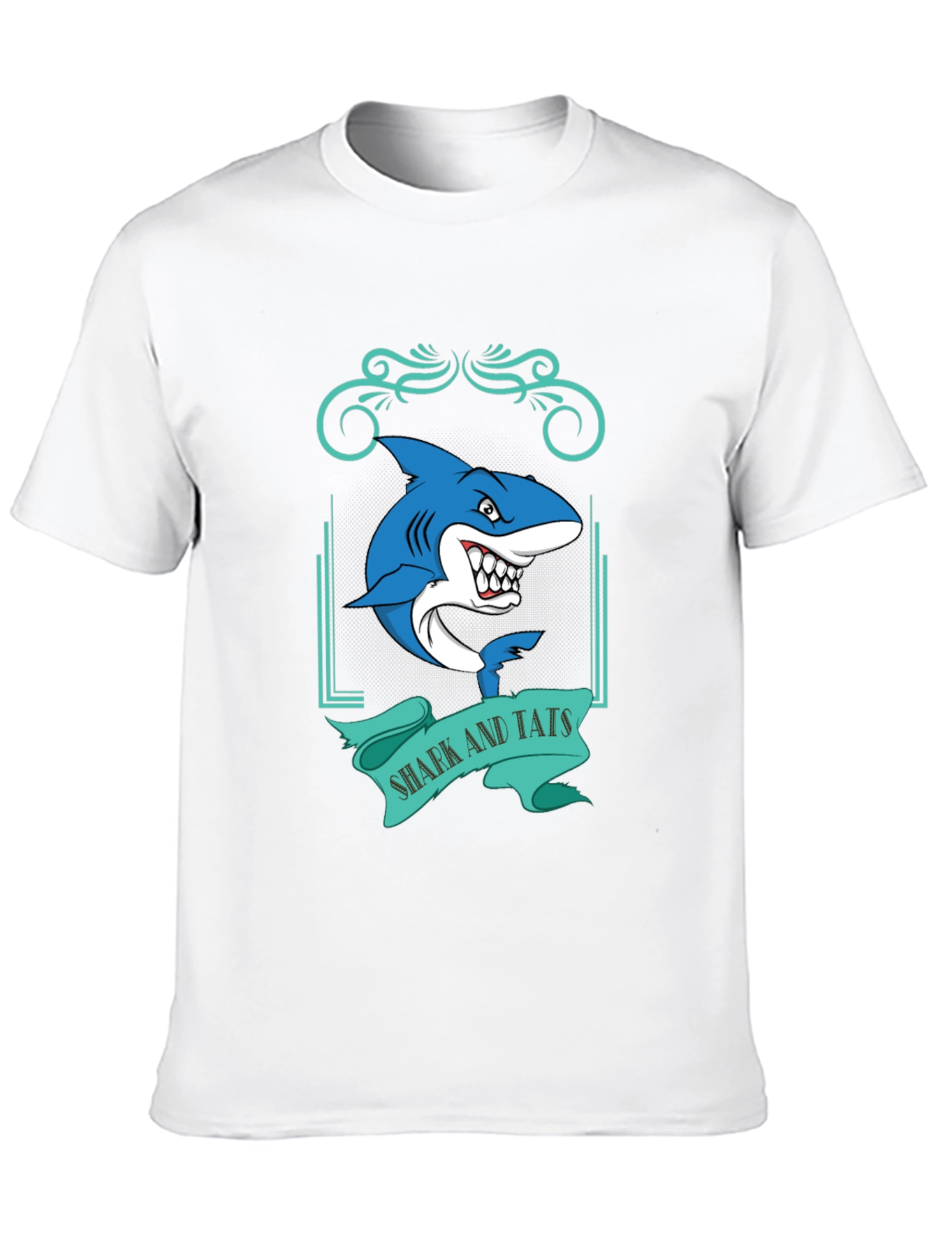 Shark and Tats Graphic Tee - Bold & Unique