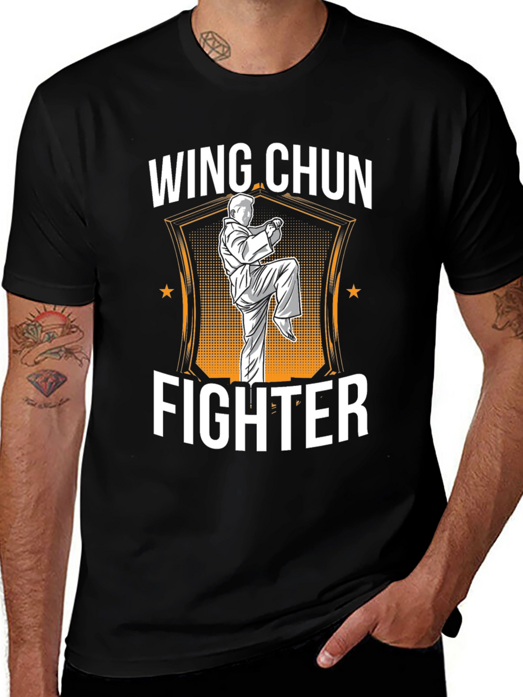 Wing Chun Fighter Graphic Tee