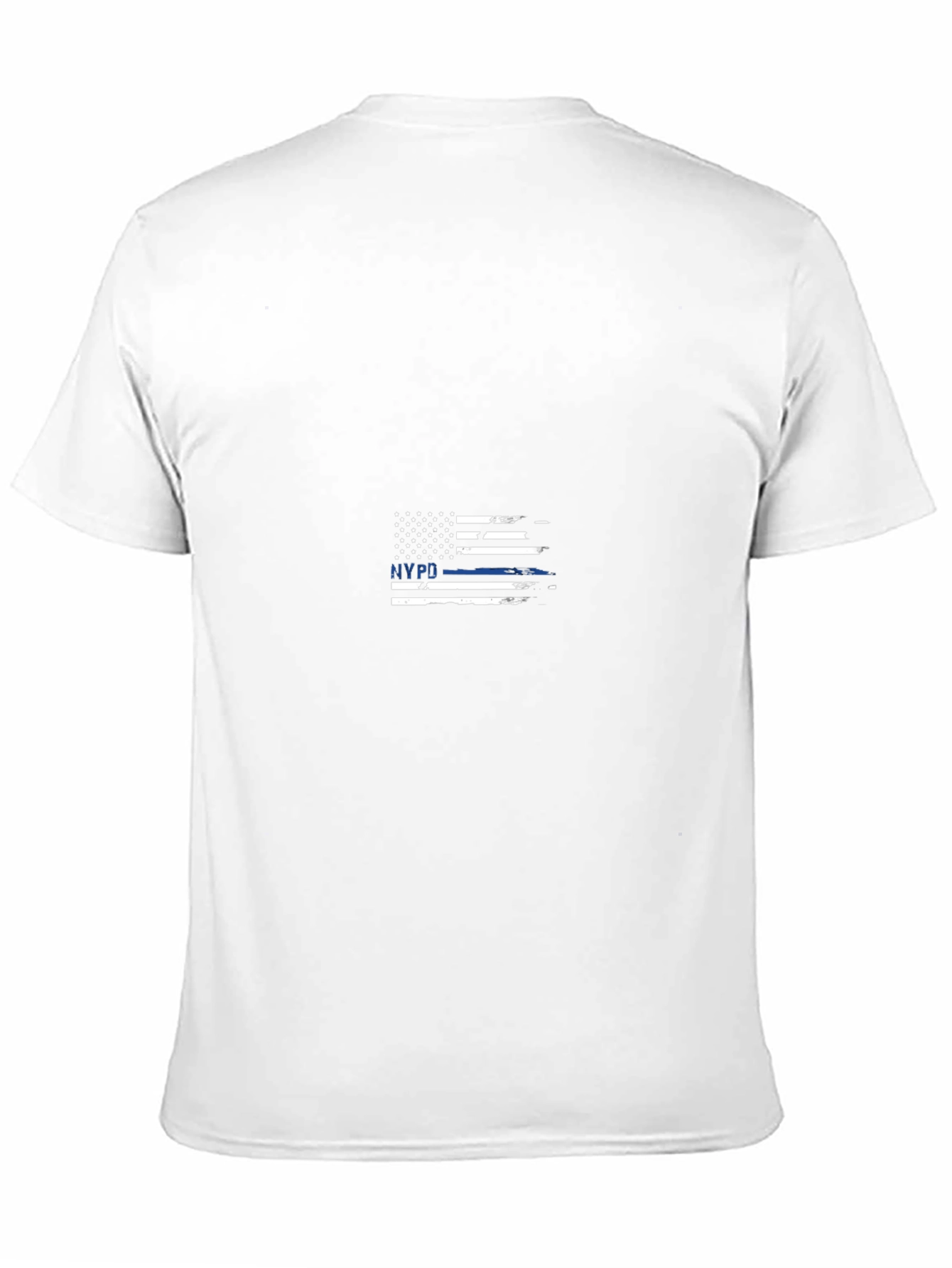 NYPD Flag Graphic Black T-Shirt