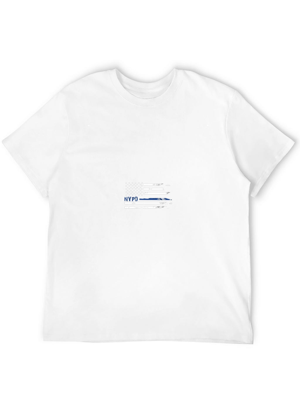NYPD Flag Graphic Black T-Shirt