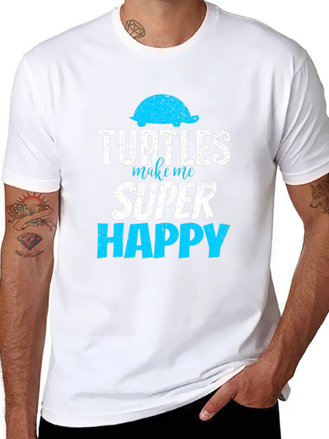 Turtles Make Me Super Happy Graphic Tee