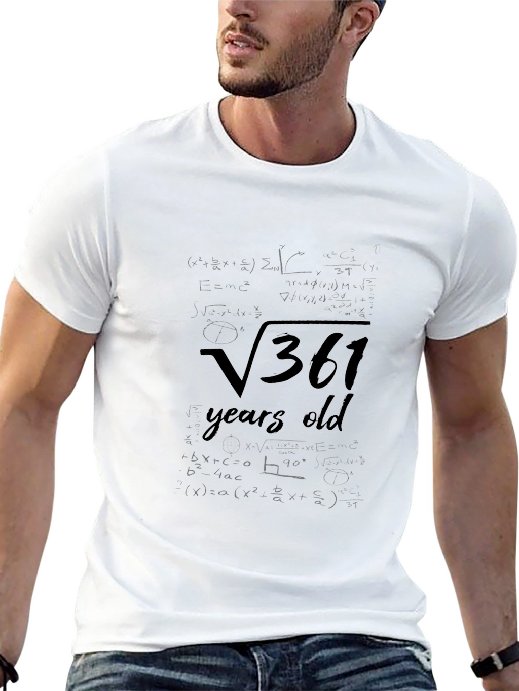 19th Birthday Math T-Shirt Square Root 361