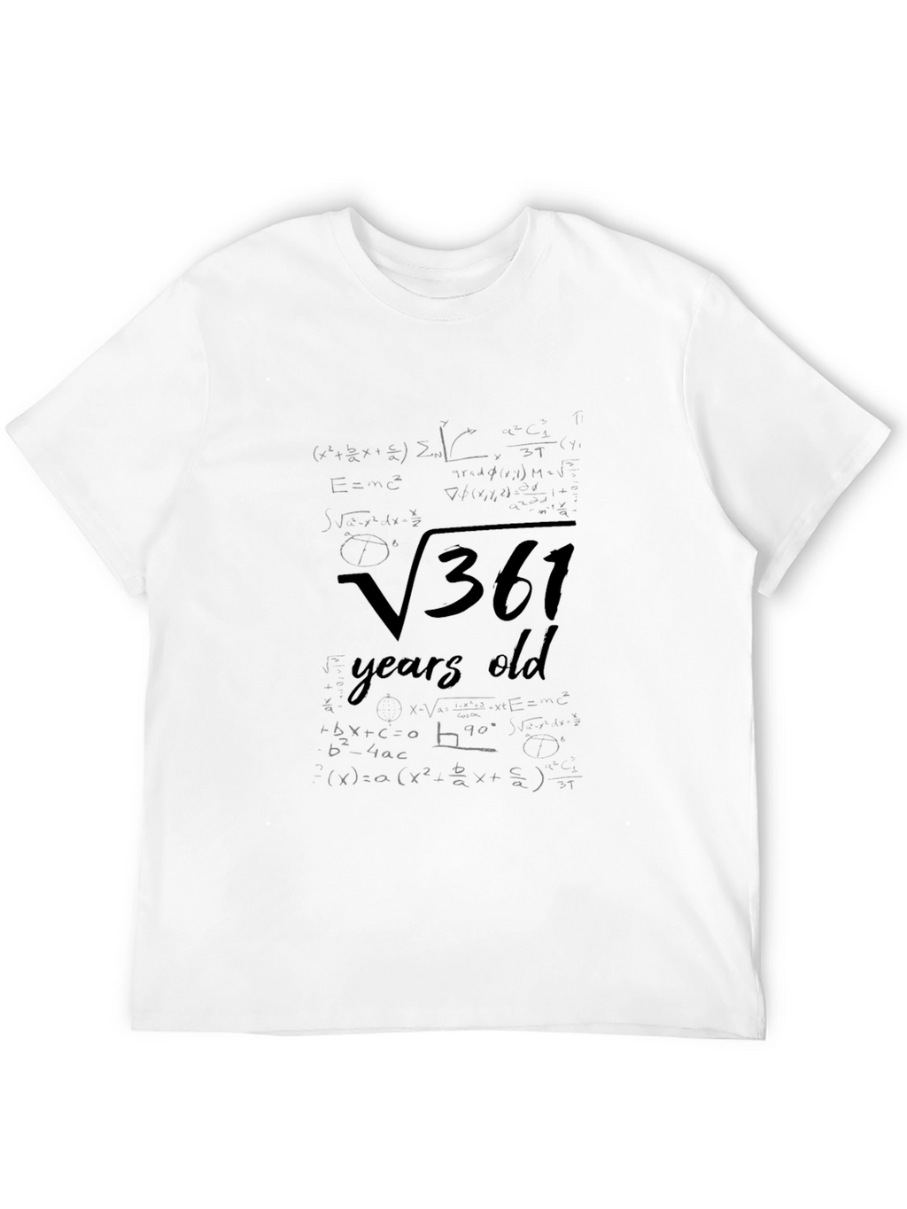 19th Birthday Math T-Shirt Square Root 361
