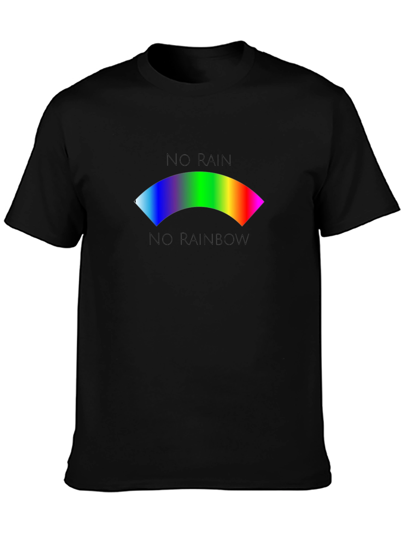 No Rain No Rainbow Graphic T-Shirt