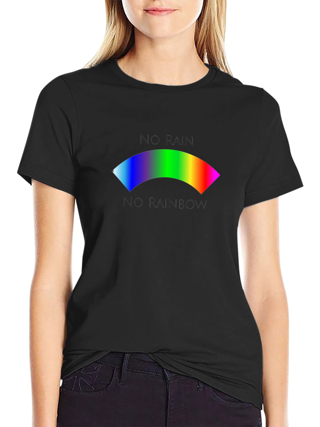 No Rain No Rainbow Graphic T-Shirt