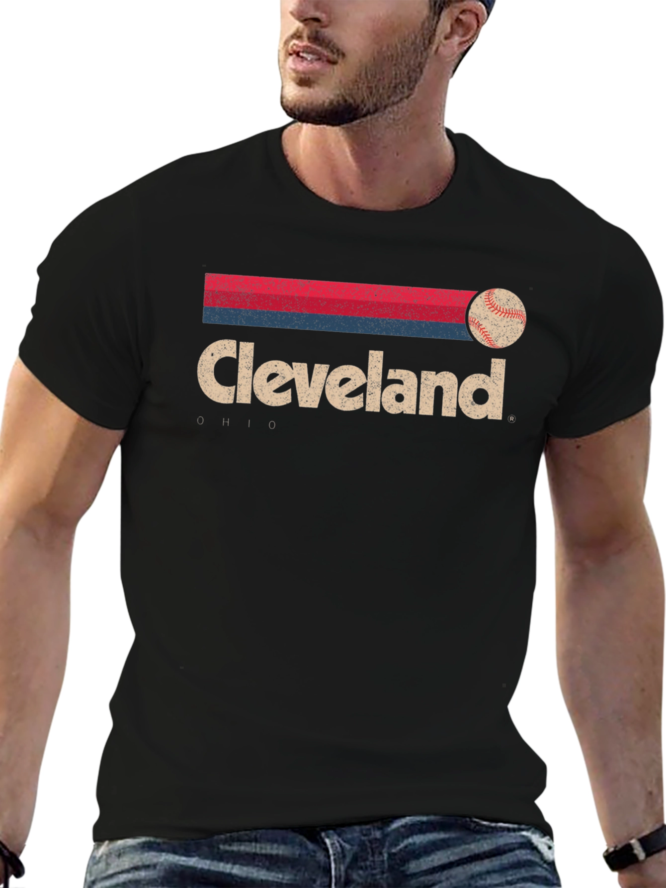 Retro Cleveland Ohio Baseball T-Shirt