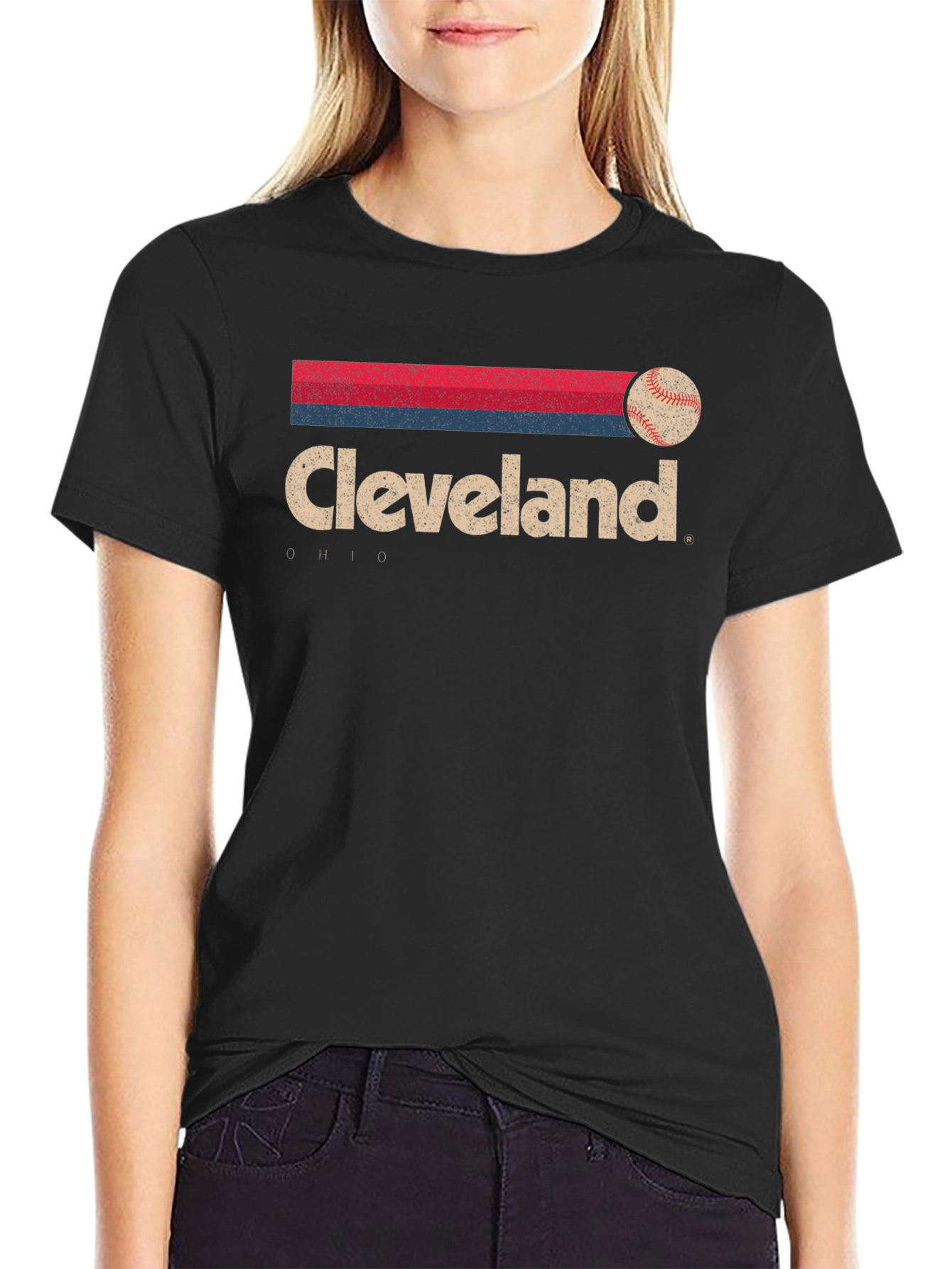 Retro Cleveland Ohio Baseball T-Shirt
