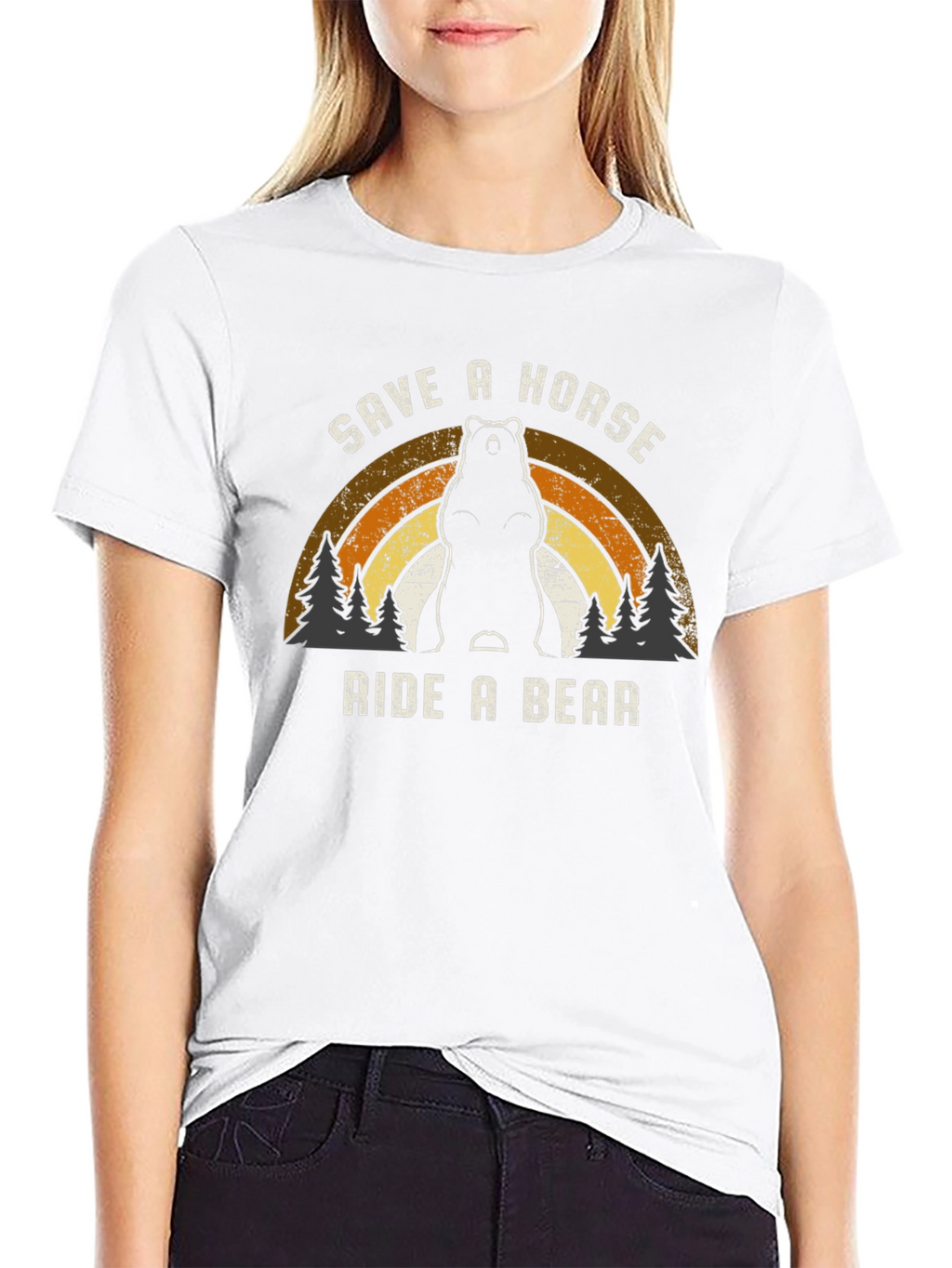 Save A Horse Ride A Bear Graphic Tee