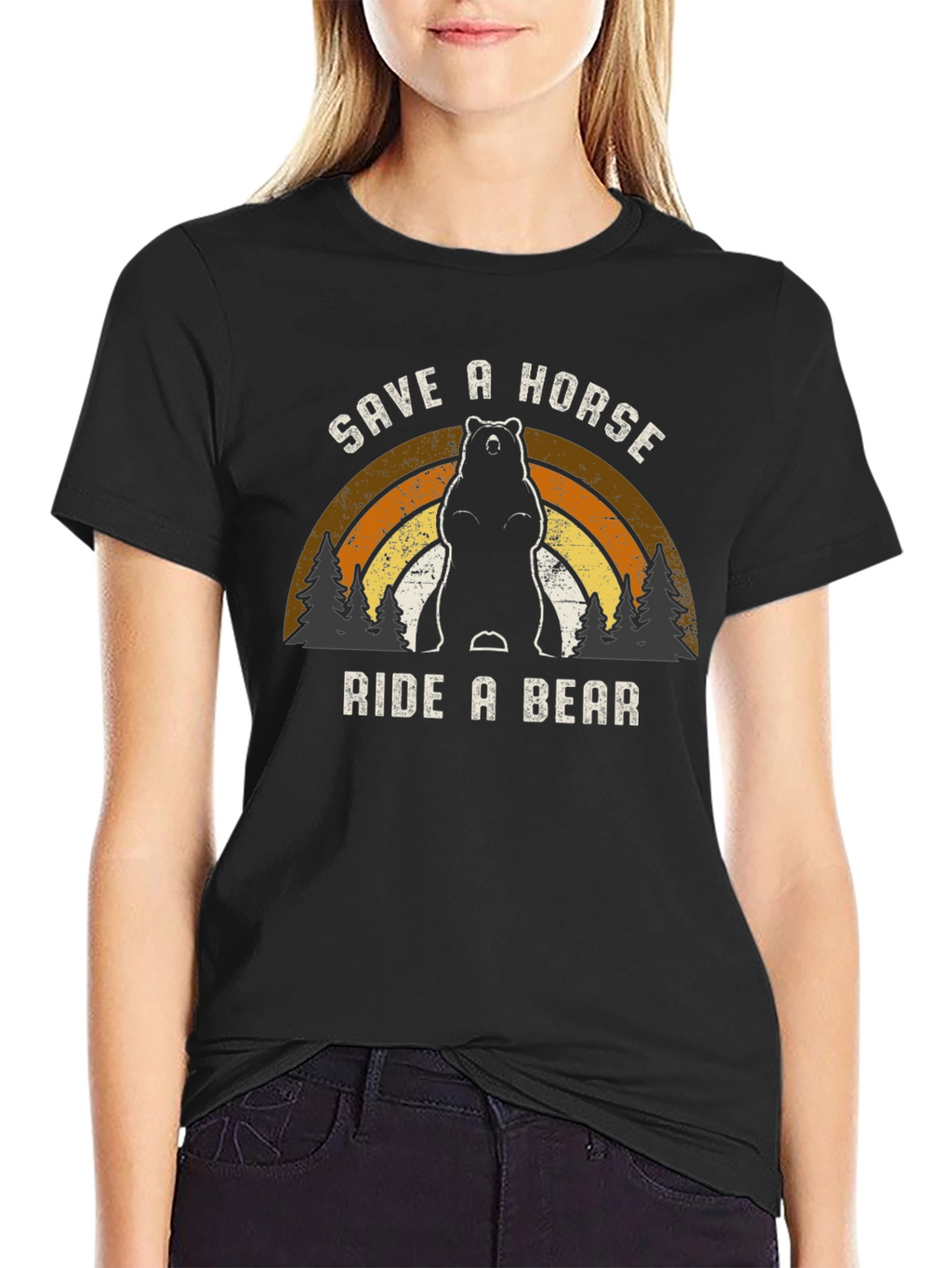 Save A Horse Ride A Bear Graphic Tee
