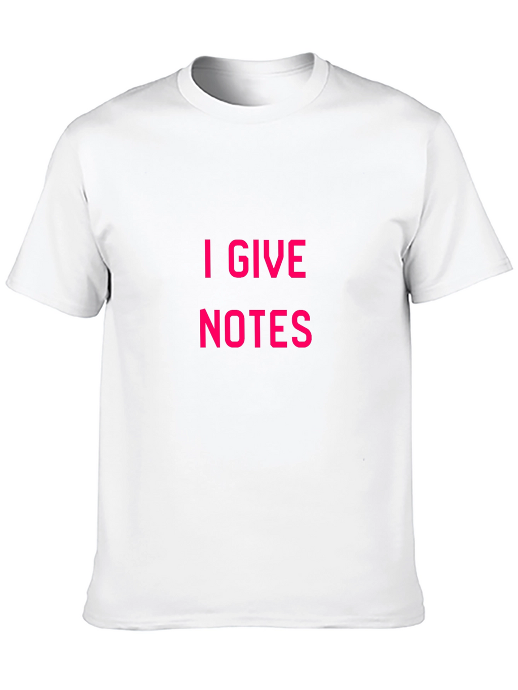 I Give Notes Black T-Shirt - Unique Design