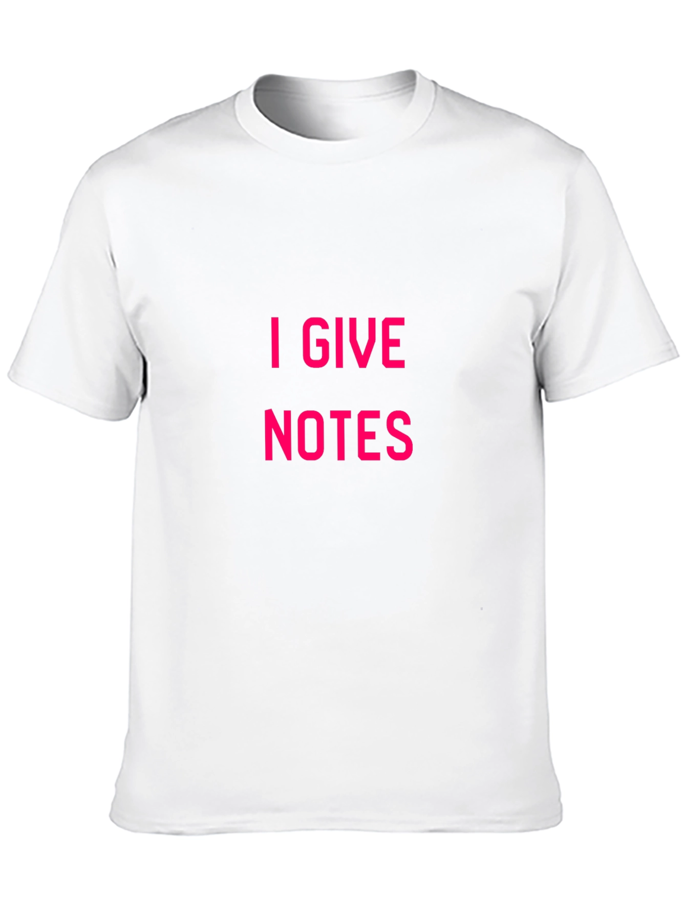 I Give Notes Black T-Shirt - Unique Design