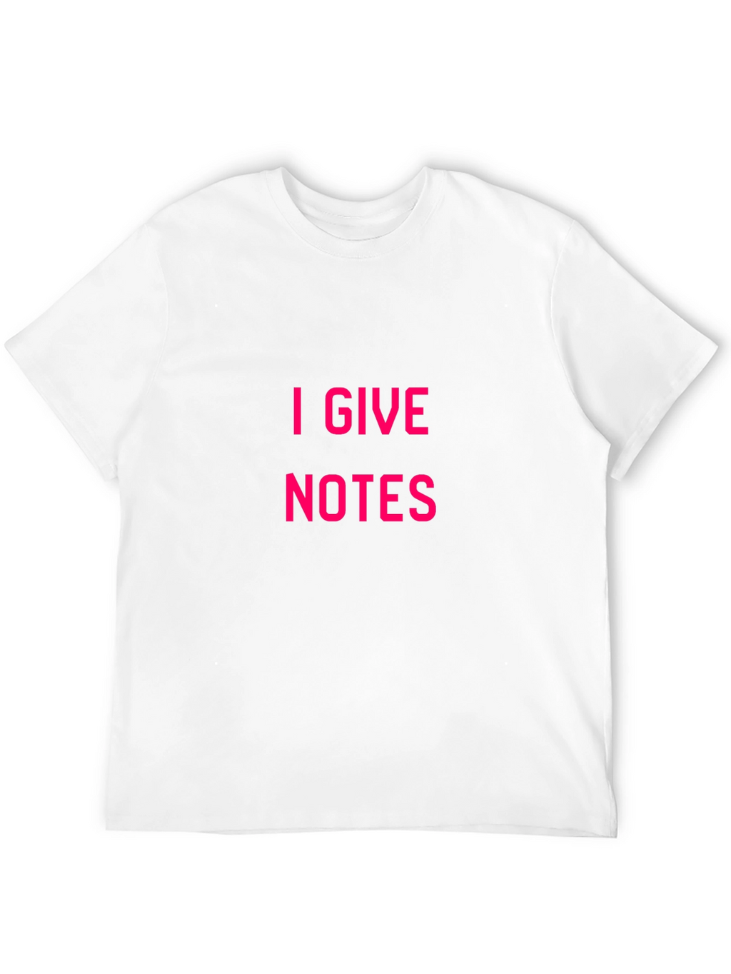 I Give Notes Black T-Shirt - Unique Design