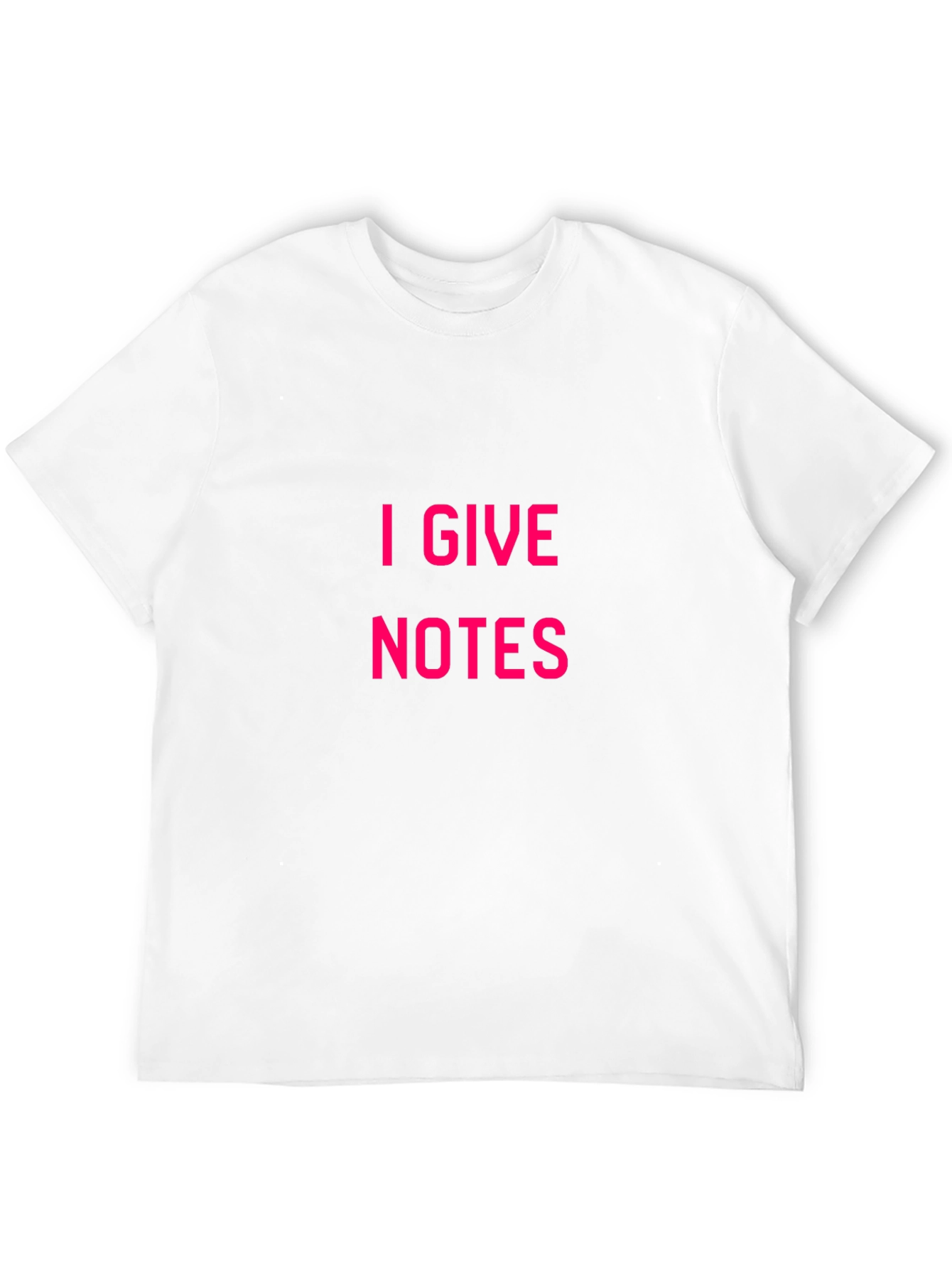 I Give Notes Black T-Shirt - Unique Design