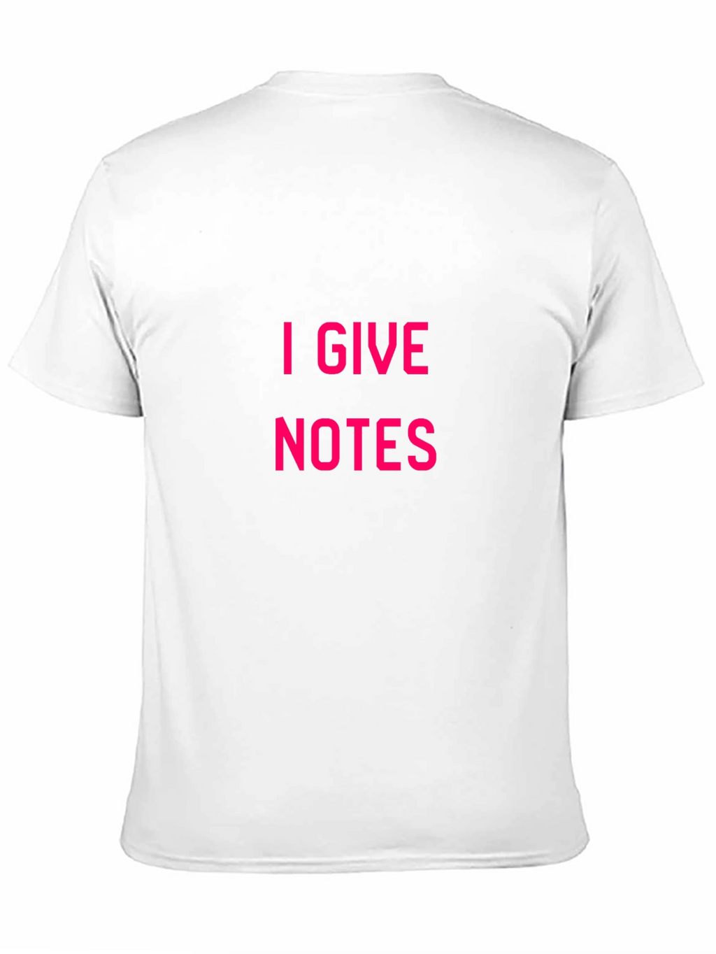 I Give Notes Black T-Shirt - Unique Design