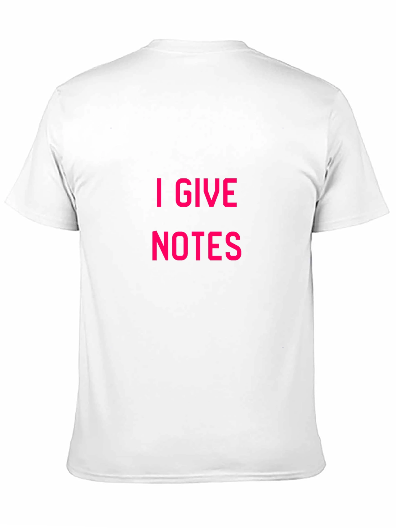 I Give Notes Black T-Shirt - Unique Design