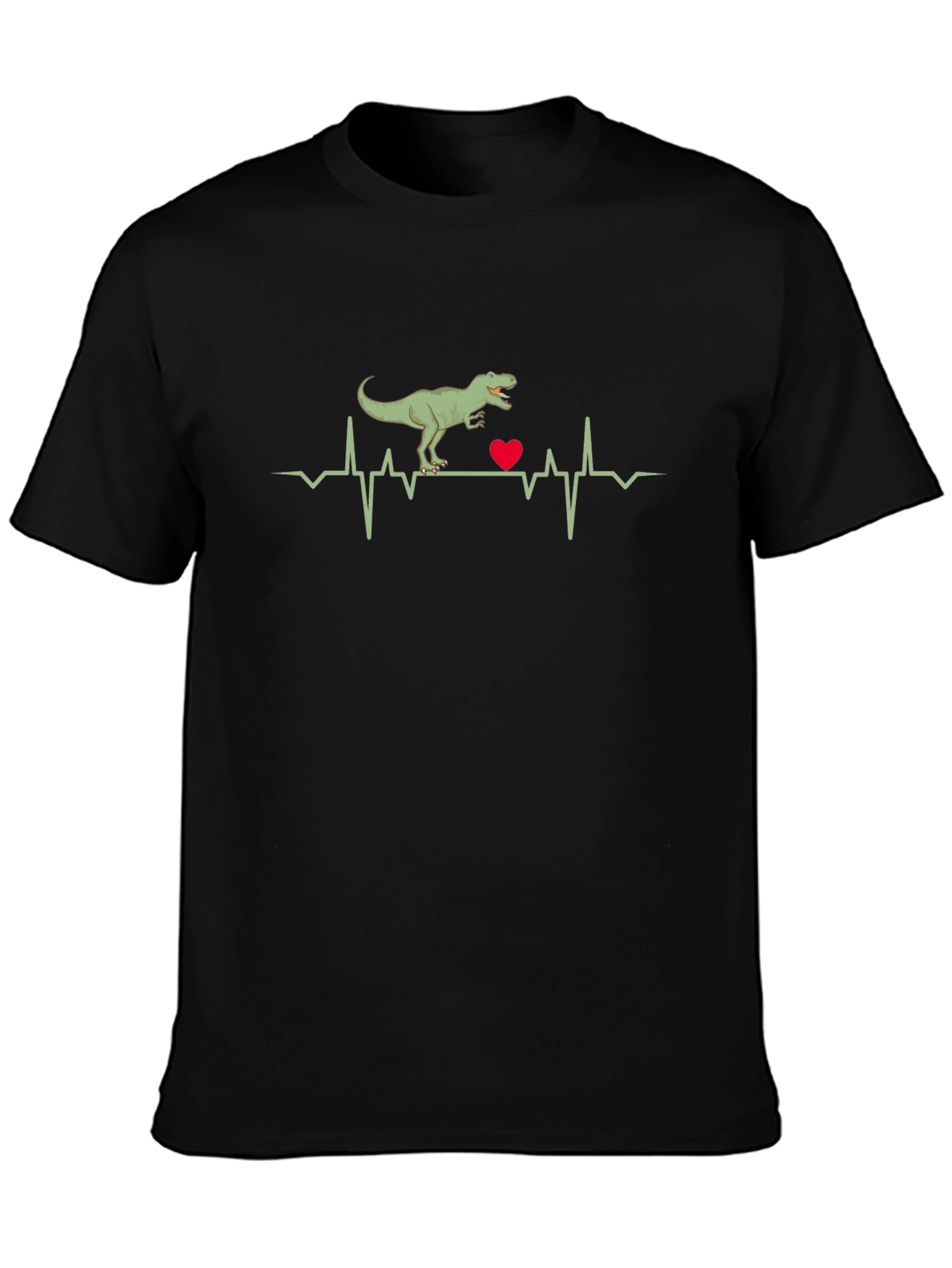 Dino Heartbeat T-Shirt -  Novelty Graphic Tee