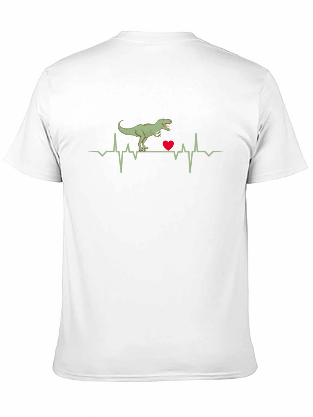Dino Heartbeat T-Shirt -  Novelty Graphic Tee
