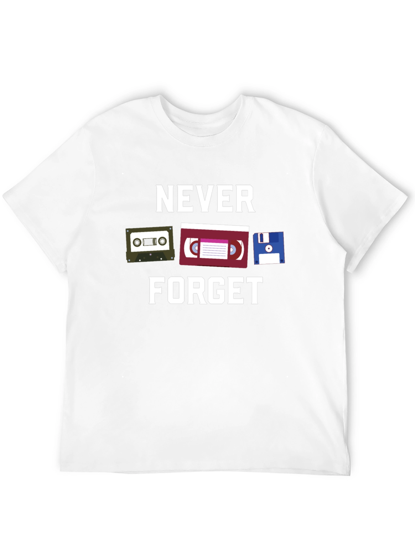 Retro Media T-Shirt - Never Forget