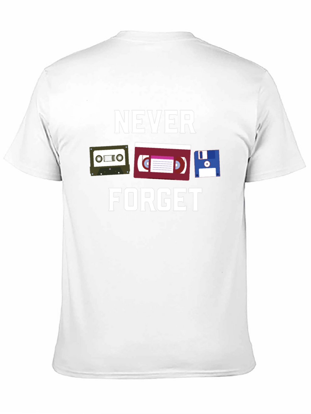 Retro Media T-Shirt - Never Forget