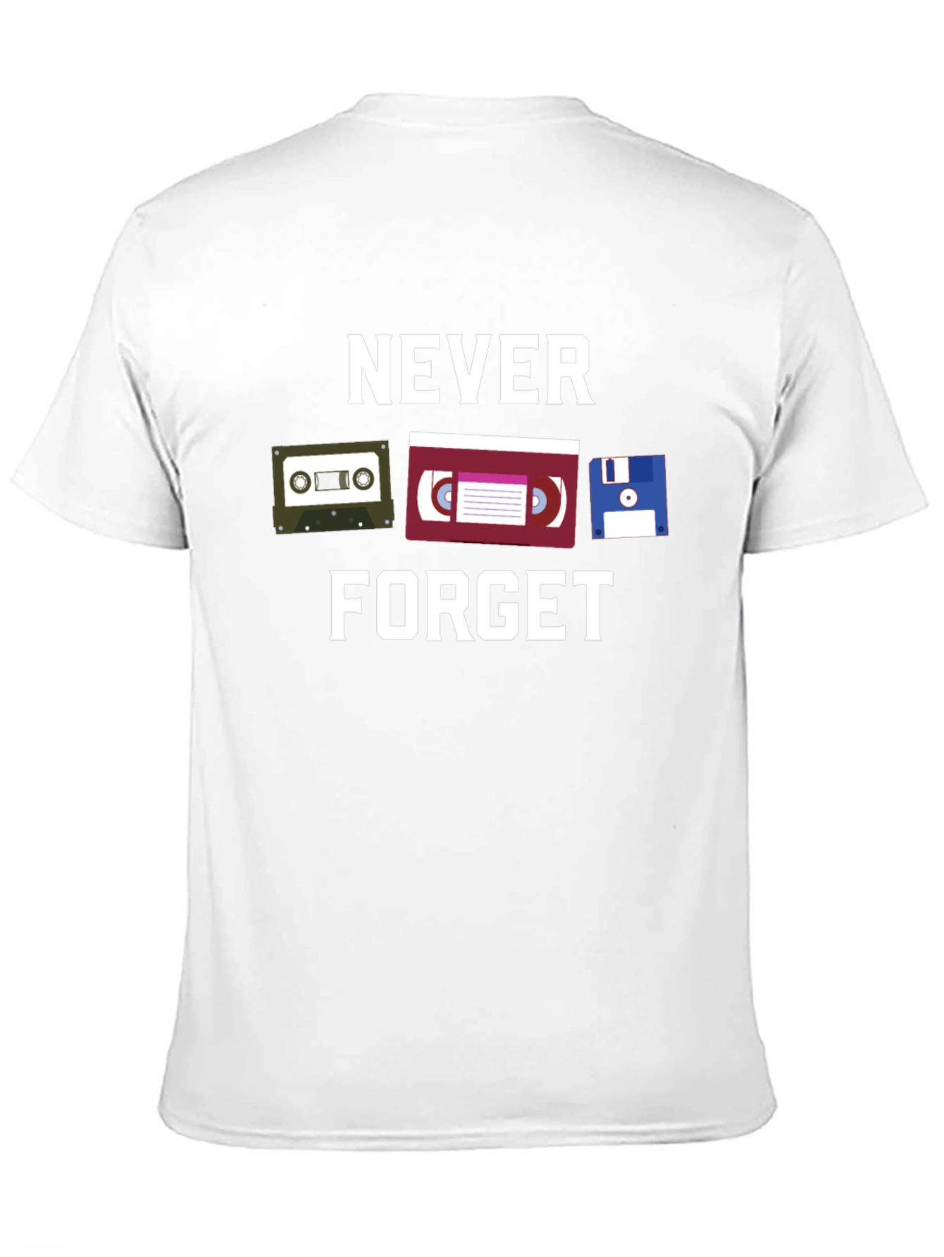 Retro Media T-Shirt - Never Forget