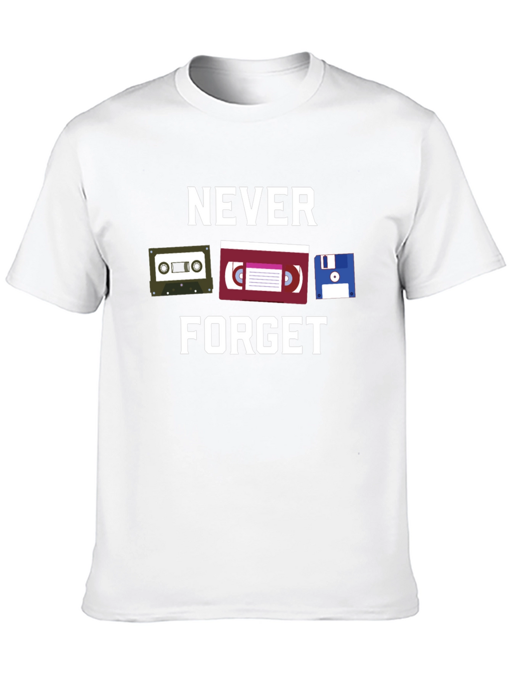 Retro Media T-Shirt - Never Forget