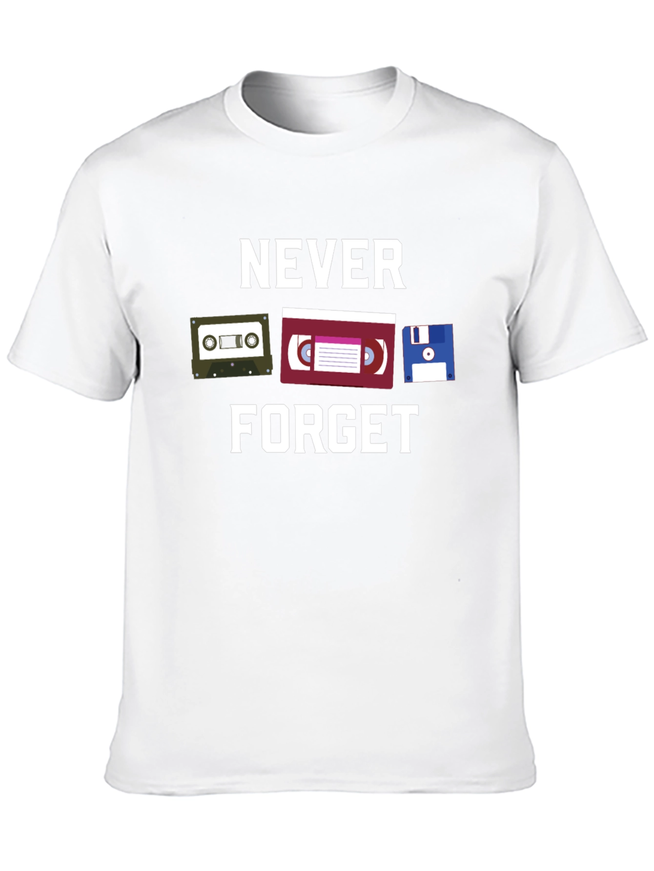 Retro Media T-Shirt - Never Forget