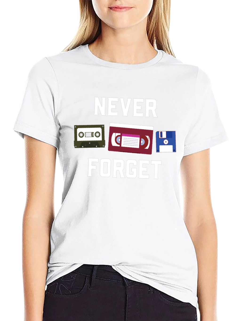 Retro Media T-Shirt - Never Forget