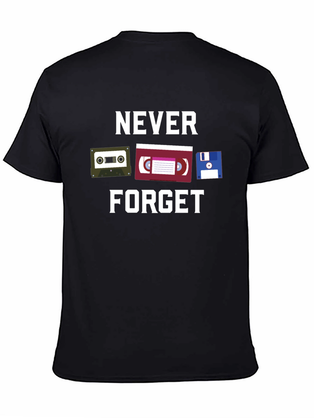 Retro Media T-Shirt - Never Forget