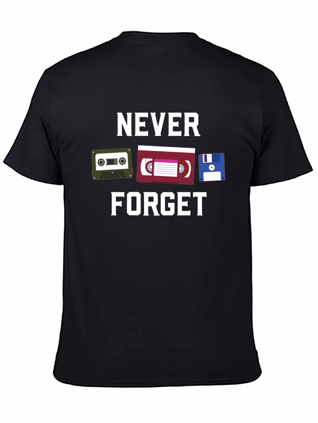 Retro Media T-Shirt - Never Forget