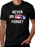 Retro Media T-Shirt - Never Forget