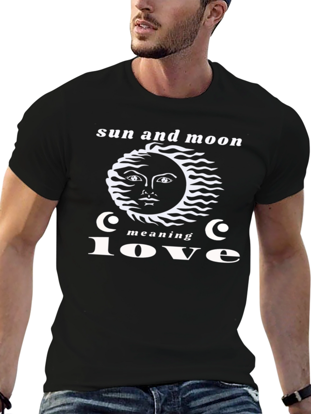 Sun and Moon Meaning Love T-Shirt - Unique Design