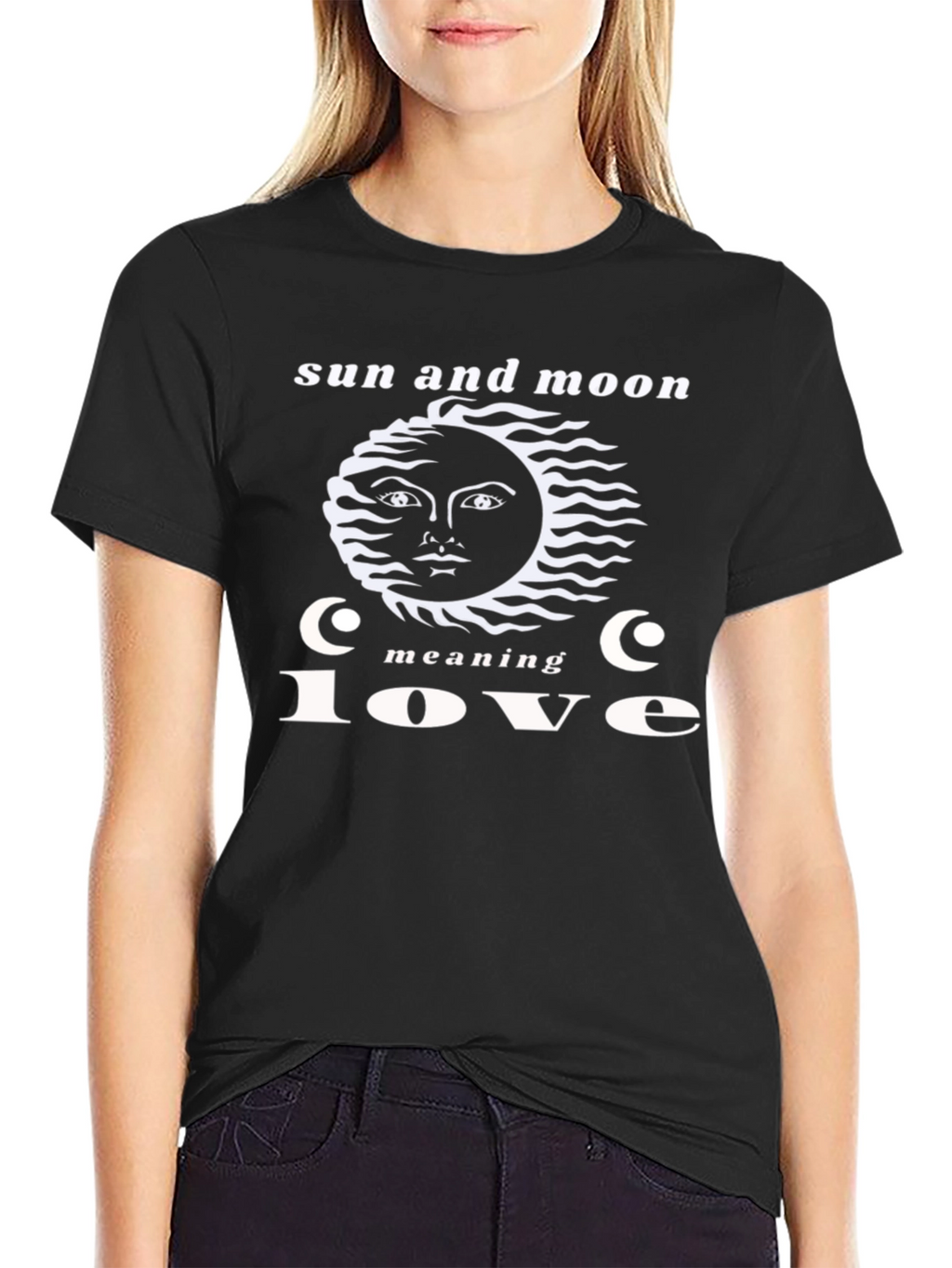 Sun and Moon Meaning Love T-Shirt - Unique Design