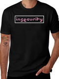 Insecurity Graphic Tee - Pixel Pink Design
