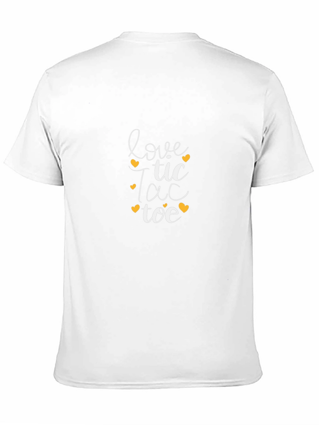 Love Tic Tac Toe Graphic Tee - Black T-Shirt