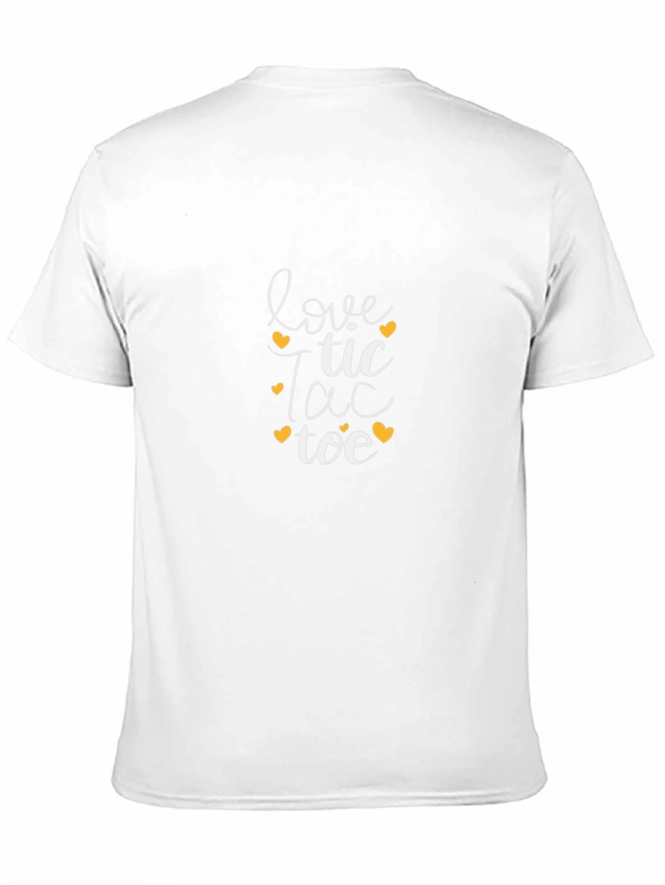 Love Tic Tac Toe Graphic Tee - Black T-Shirt