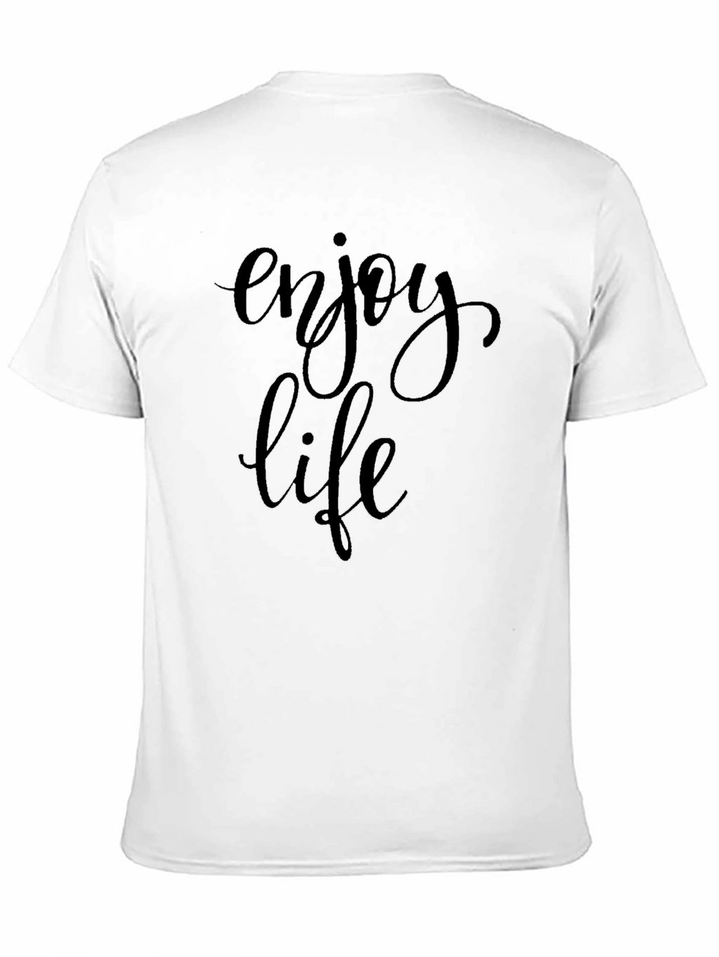 Enjoy Life Black Graphic Tee