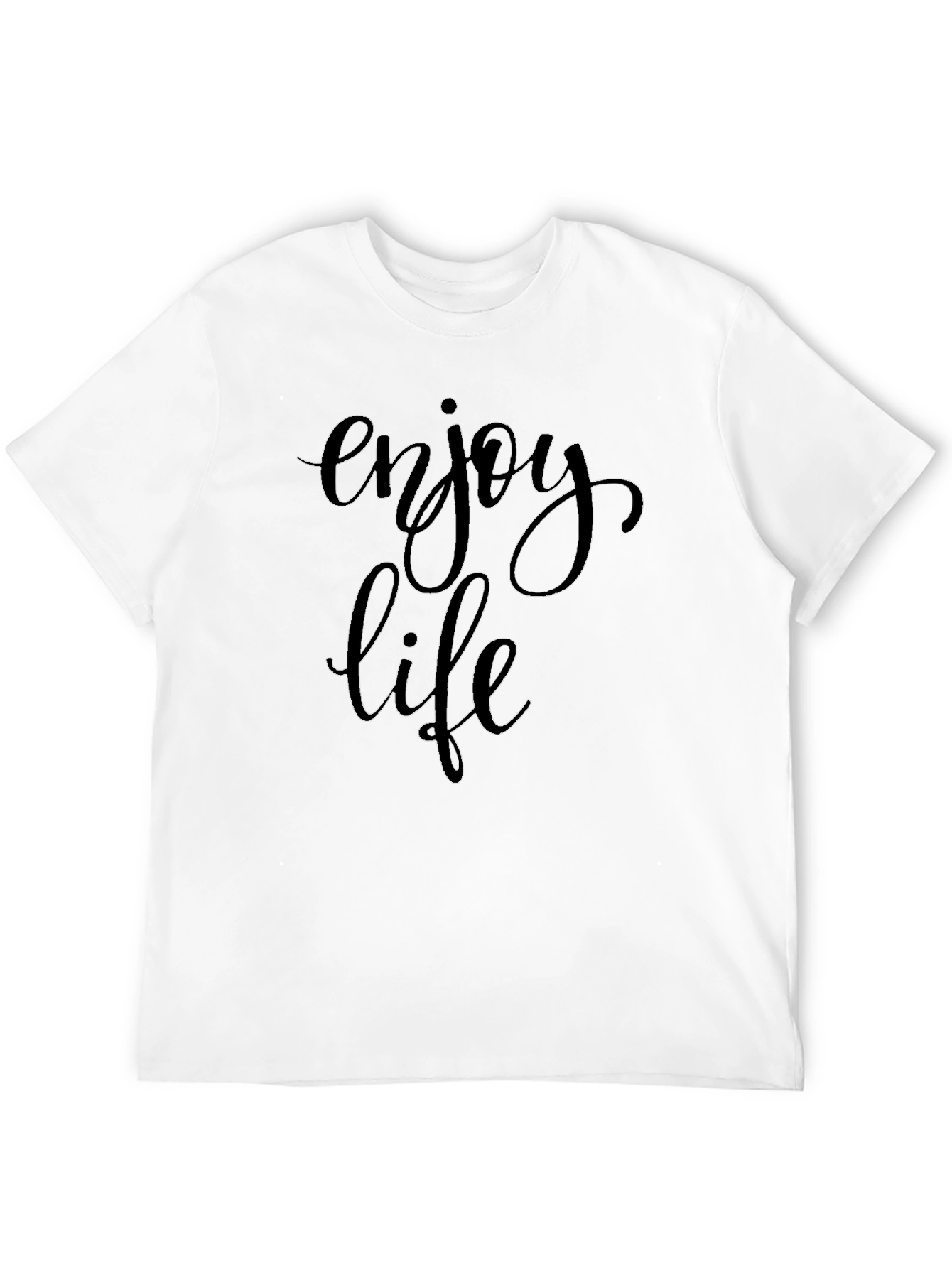 Enjoy Life Black Graphic Tee