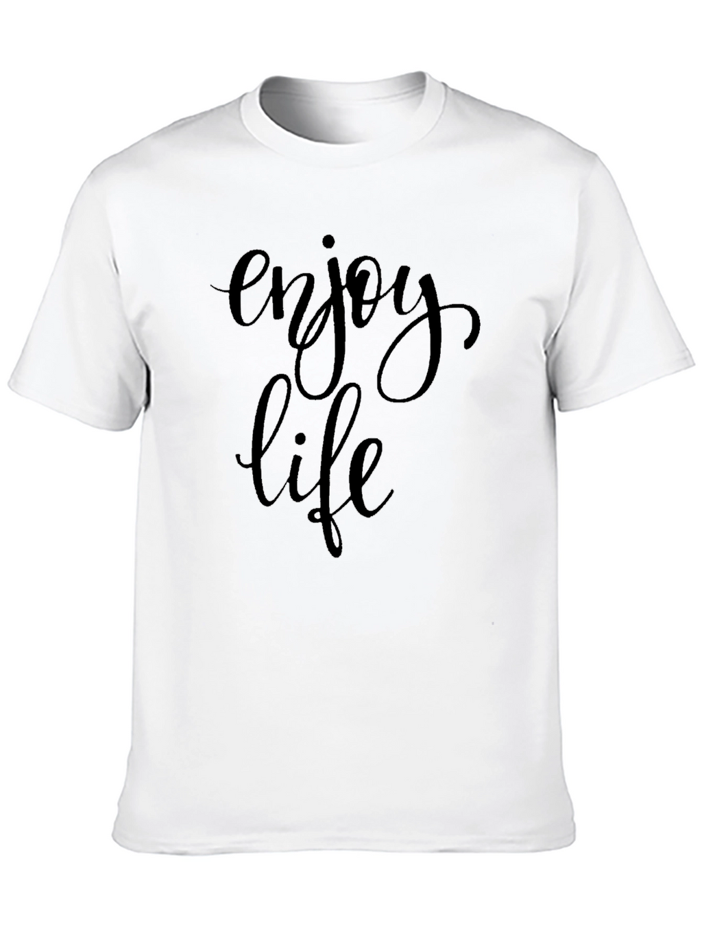 Enjoy Life Black Graphic Tee