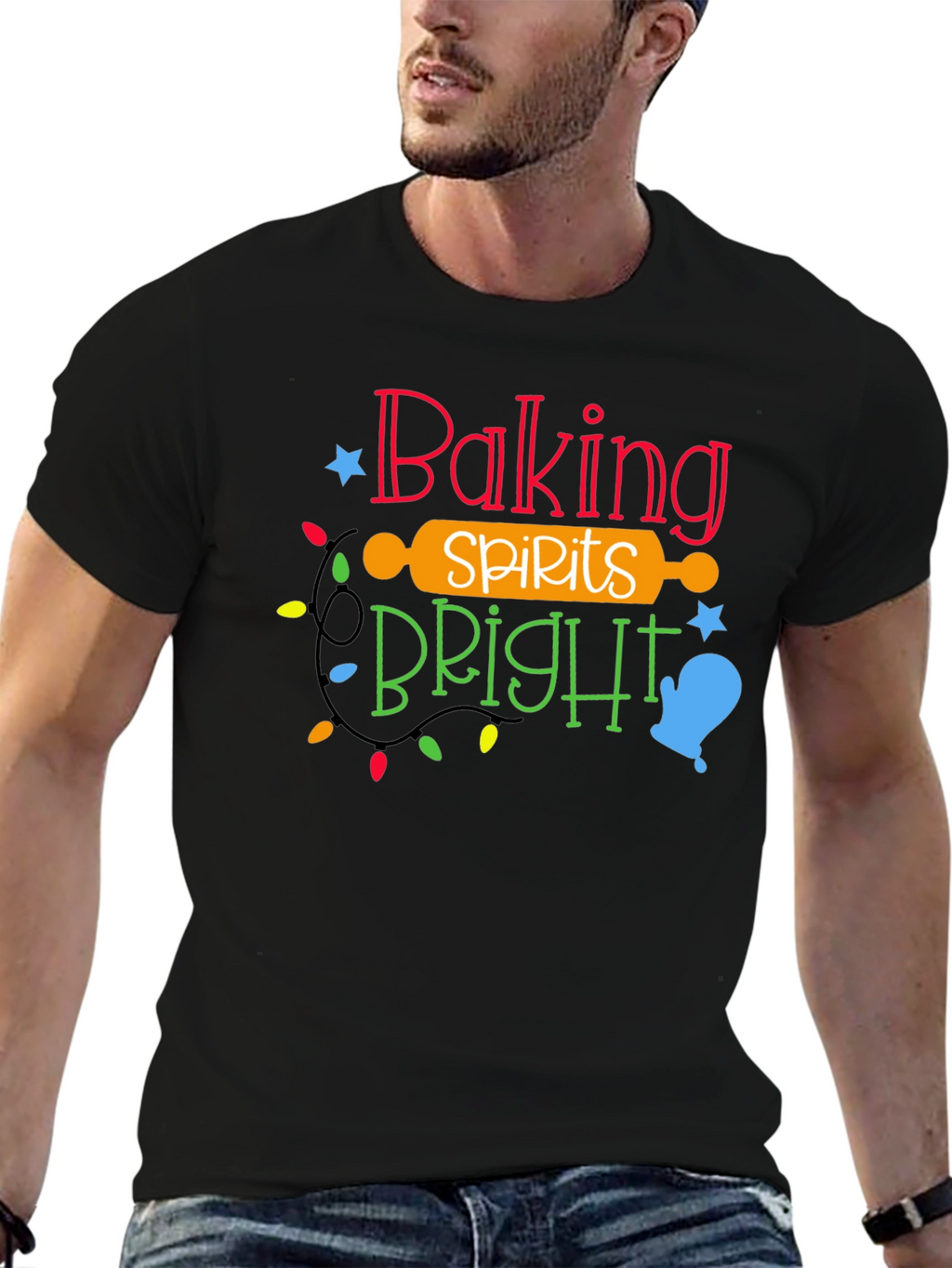 Baking Spirits Bright Holiday T-Shirt