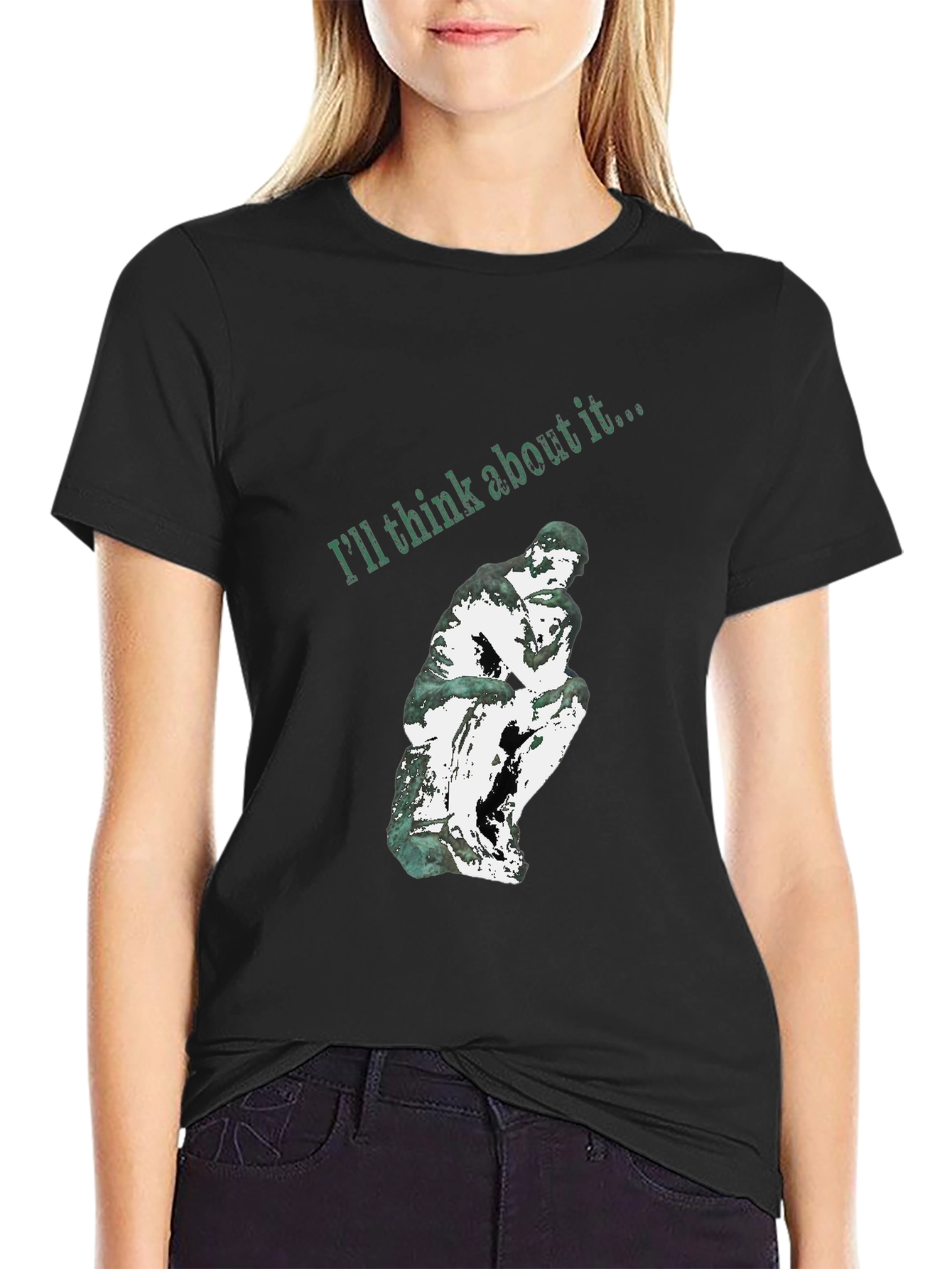 Thinking Man Graphic T-Shirt - Ill Think About It